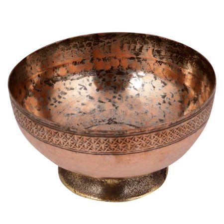 Rustic Hand Made Decorative Copper Bowl