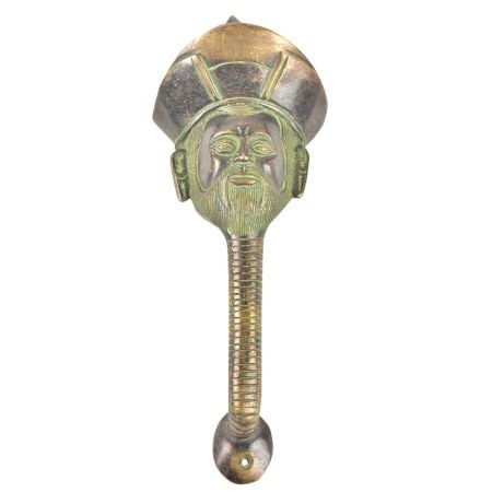 Brass Man Figure Door Handle