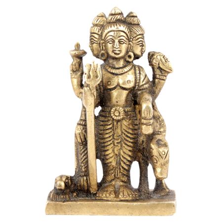 Lord Dattatreya Brass Statue