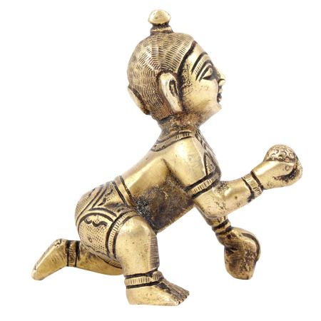 Brass Bal Gopal Ji Murti