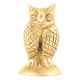 Brass Wise Old Owl Incense Burner