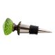Olive Green Glass Wine Stopper