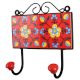 Red Yellow Floral Tiles Hook
