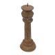Rustic Handmade Brass Candlestick