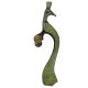 Handecor Brass Designer Peacock Door Handle