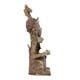 African Life Bronze Warrior Statue