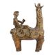 Handmade Bronze Statue Man on Horse