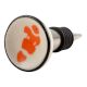 Orange Fish Flat Ceramic Wine Stopper