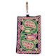 Marron Embroidered Mobile Money Purse Cover Pouch Purse Sling bag