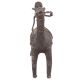 Brass Dokra Work Camel with Rider Statue