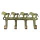 Lion Design 4 BrassÂ Hooks