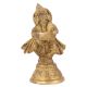 Brass Statue Standing Playing Musical Set Statue