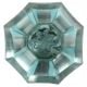 Water Octagon Shape Glass Wine Stopper