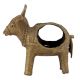 Brass Cow Napkin and Tissue Holder