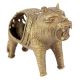 Hand Carved Brass Dhokra Lion Napkin Holder