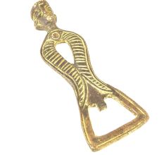 Brass Bottle Opener Tribal Face Decorative Body