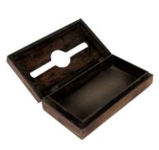 Wooden Rusted Look Handcrafted Tissue Box