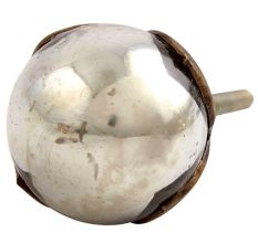 Antique Silver Round Glass Drawer Knobs Online