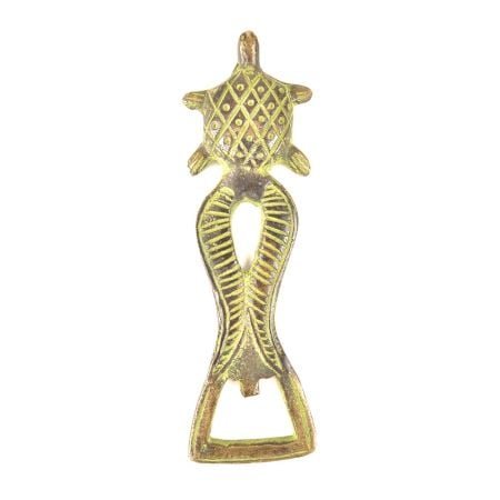 Brass Patina Rich Tortoise Bottle Opener