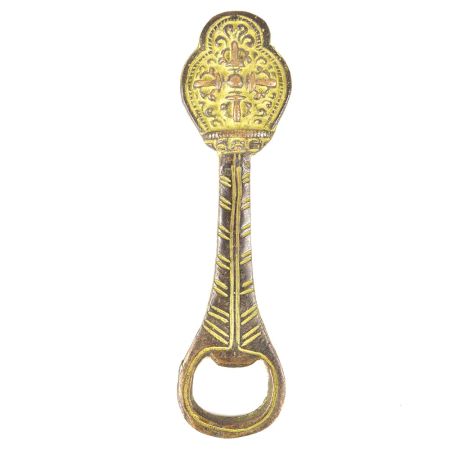 Brass Folk Traditional Bottle Opener