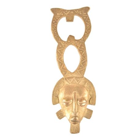 Tribal Figure Brass Bottle Opener