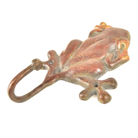 Red Bronze Frog Wall Hooks