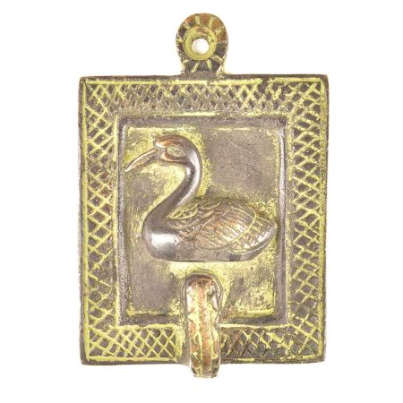 Brass Framed Duck Wall Hooks