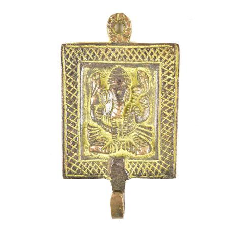 Brass Ganesha Single Wall Hooks