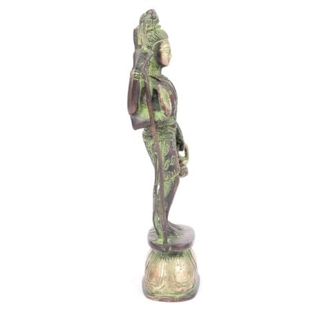Brass Lord Neelkantha Carved Shiv Figurine