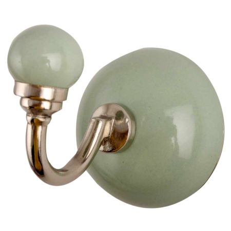 Solid Sage Green Wall Hooks