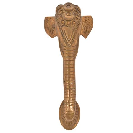 Brass Door Handle Elephant Shape