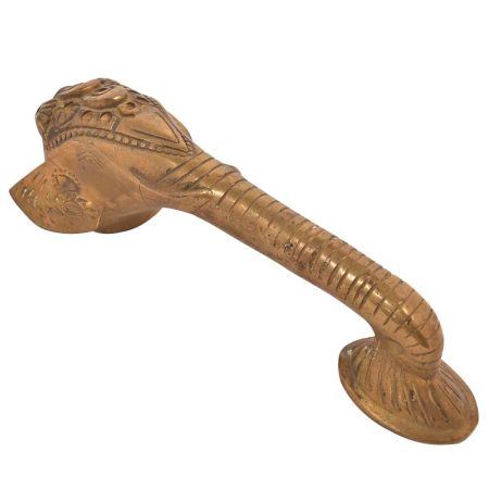 Brass Door Handle Elephant Shape