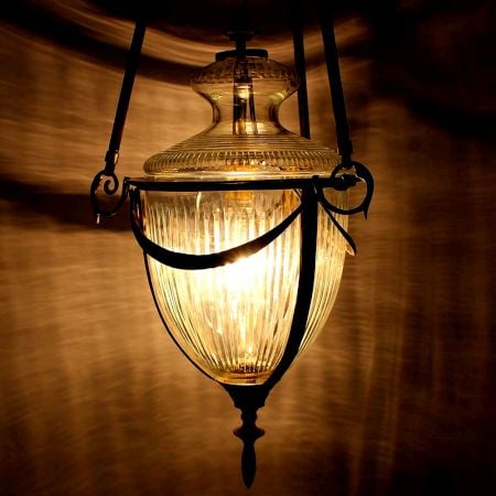 Clear Decorative Glass Ceiling Lamp