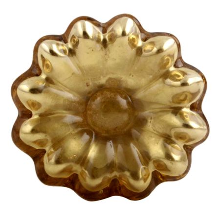 Golden Mercury Sunflower Glass Drawer Knob Online