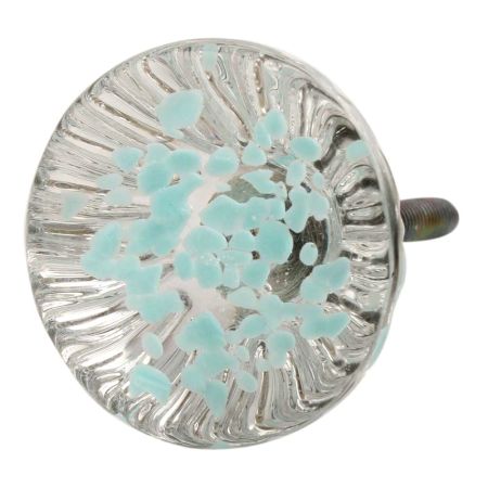  Water Paneled Sides Glass Drawer Knob Online