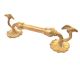 Long Brass Peacock Door Handles