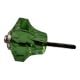 Green Glass Square Cut Cabinet Knob Online