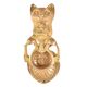 Large Cat Peacock Ring Door Knocker