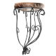 Wood And Wrought Iron Fancy Wall Bracket