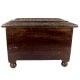 Handcrafted Carved Mango Wood Chest With Latch