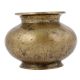 Engraved Brass Pot for Hindu Ceremonies