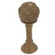 Indian Etched Brass Ball on Stand