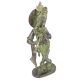 Krishna Playing Flute Standing Statue with Patina