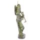 Krishna Playing Flute Standing Statue with Patina