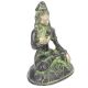 Brass Meditating Shiva Statue with Patina