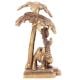 Krishna with Holy Cow Under Tree Idol Decor Statue