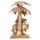 Krishna with Holy Cow Under Tree Idol Decor Statue