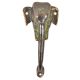 Patina Rich Elephant Face Door Handle