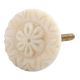 Cream Tiny Flower Bone Drawer Knob Online