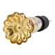 Golden Mercury Sunflower Glass Wine Stopper